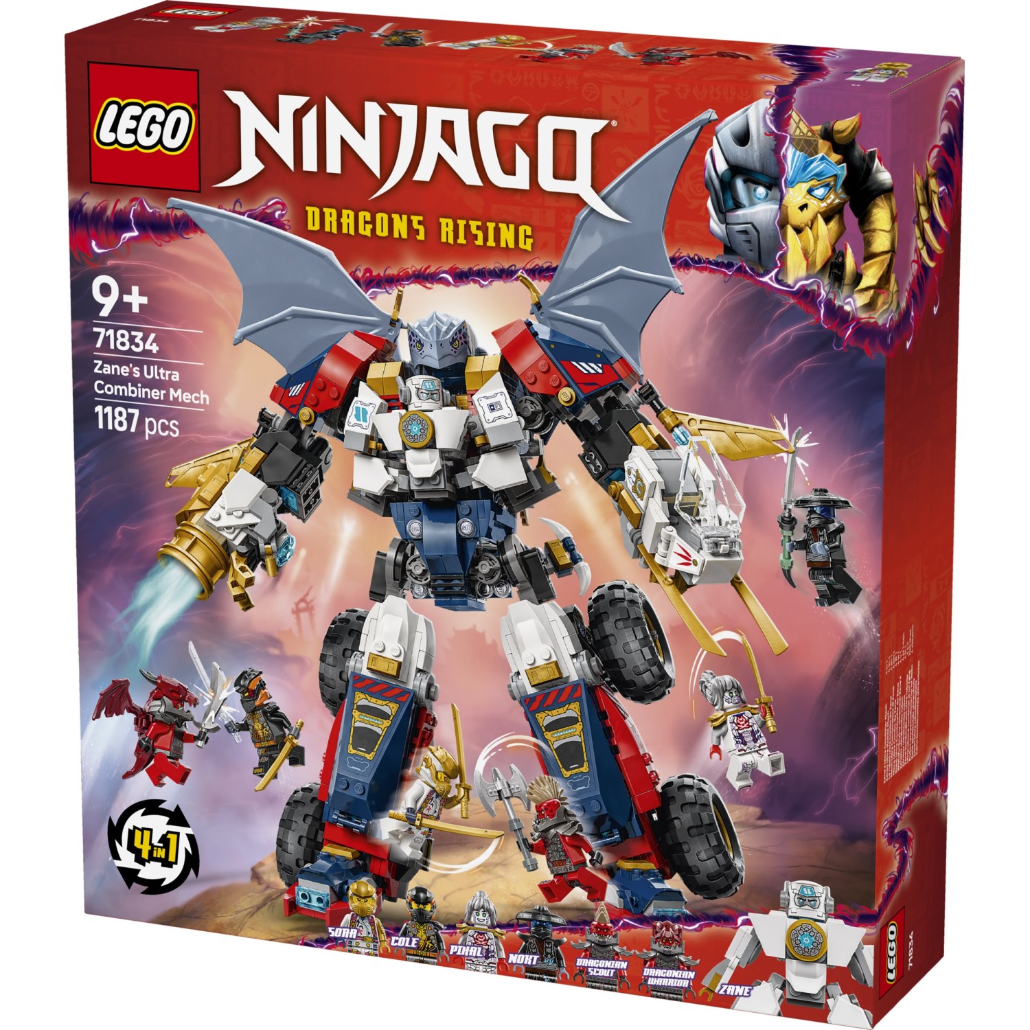 Kocke Ninjago Zanov ultra kombinirani robotski oklep 71834