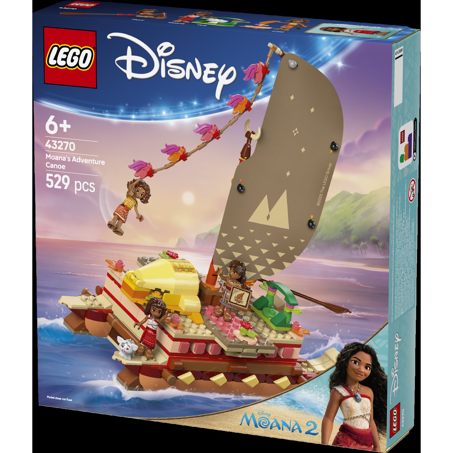 Kocke Disney Princess Vaianina pustolovščina s kanujem 43270 Kocke Disney Princess Vaianina pustolovščina s kanujem 43270