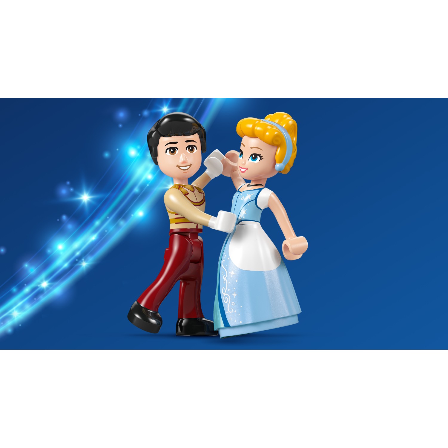 Lego® Disney Princess™ 43275 Pepelkin grad in kočija s konjsko vprego