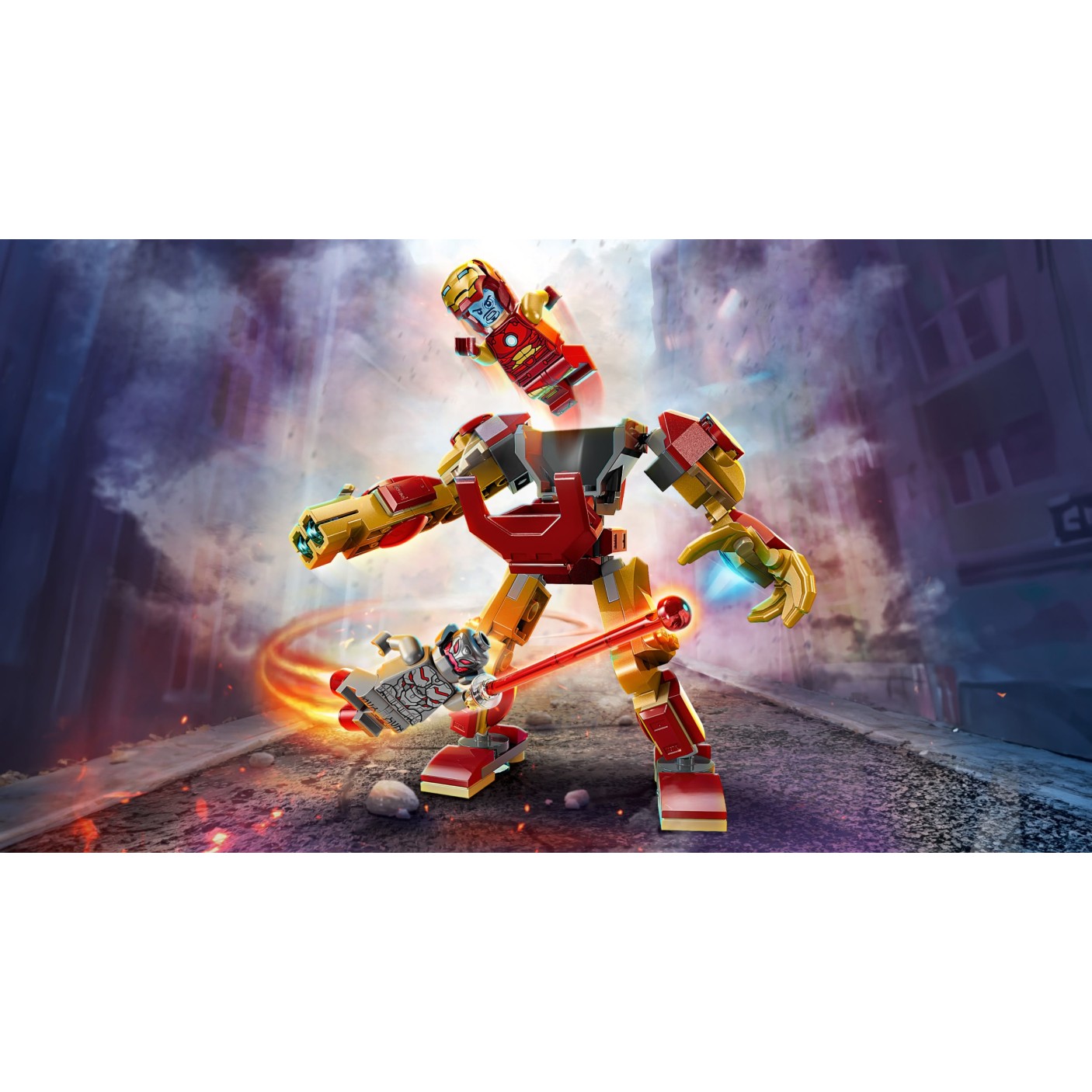Lego® Super Heroes 76307 Robotski oklep Iron Man proti Ultronu