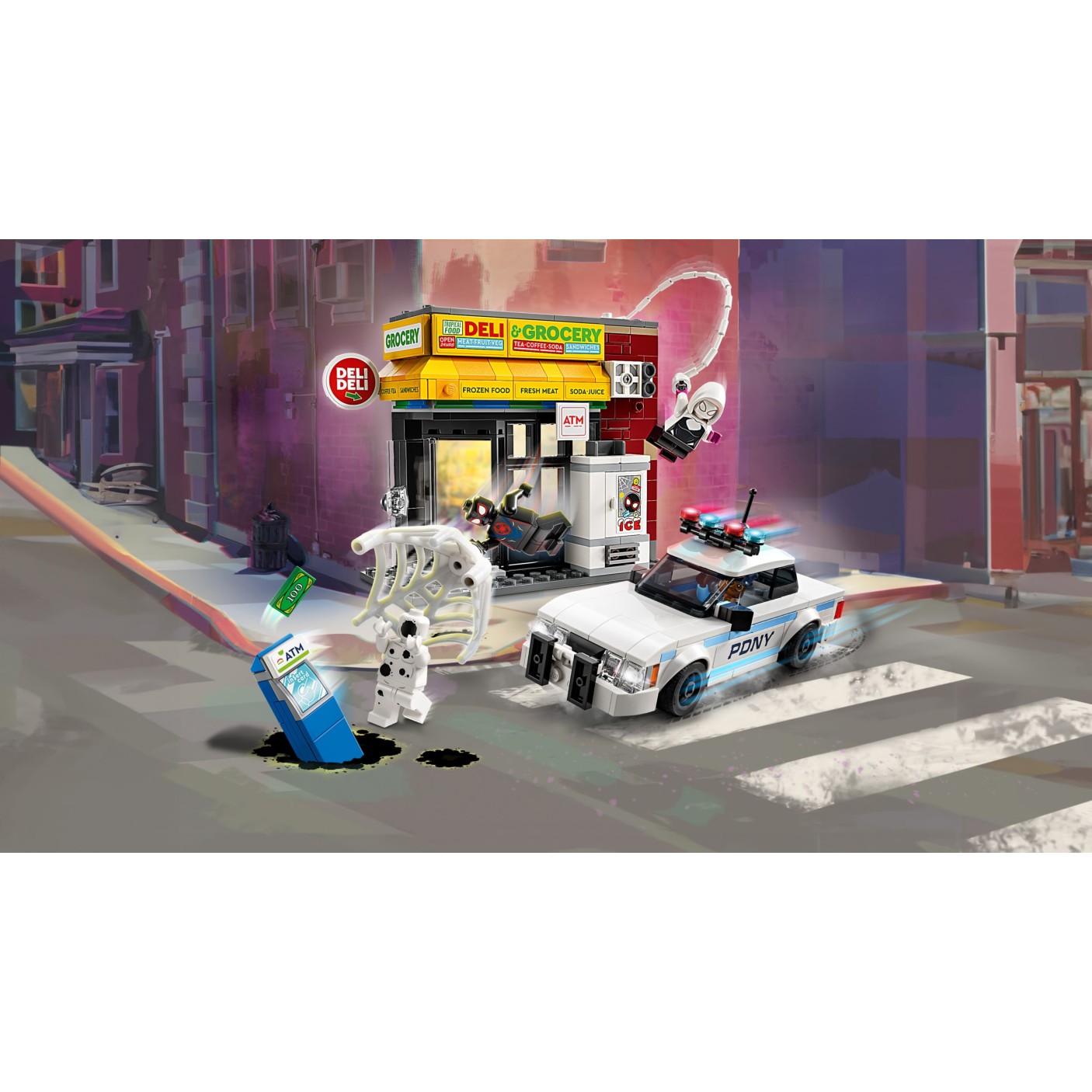 Lego® Super Heroes 76311 Spider-Verse: Miles Morales proti Spotu Lego® Super Heroes 76311 Spider-Verse: Miles Morales proti Spotu