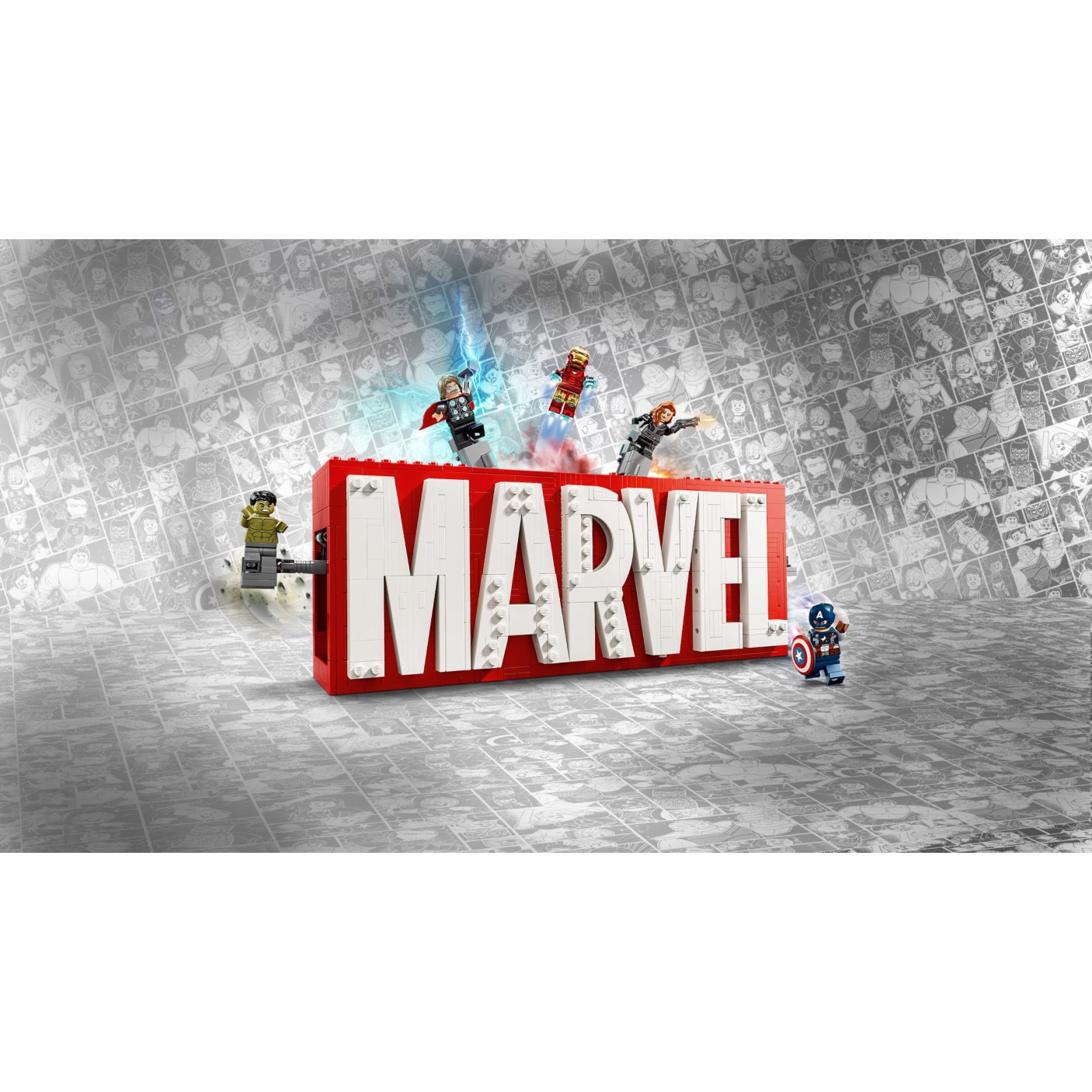 Lego® Super Heroes 76313 Logotip in minifigure MARVEL Lego® Super Heroes 76313 Logotip in minifigure MARVEL