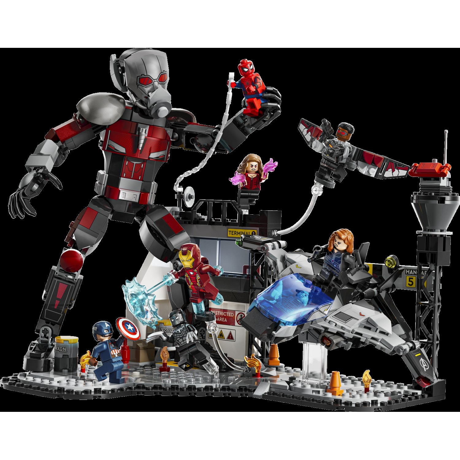 Kocke Super Heroes Stotnik Amerika: Državljanska vojna, akcijska bitka 76314 Kocke Super Heroes Stotnik Amerika: Državljanska vojna, akcijska bitka 76314