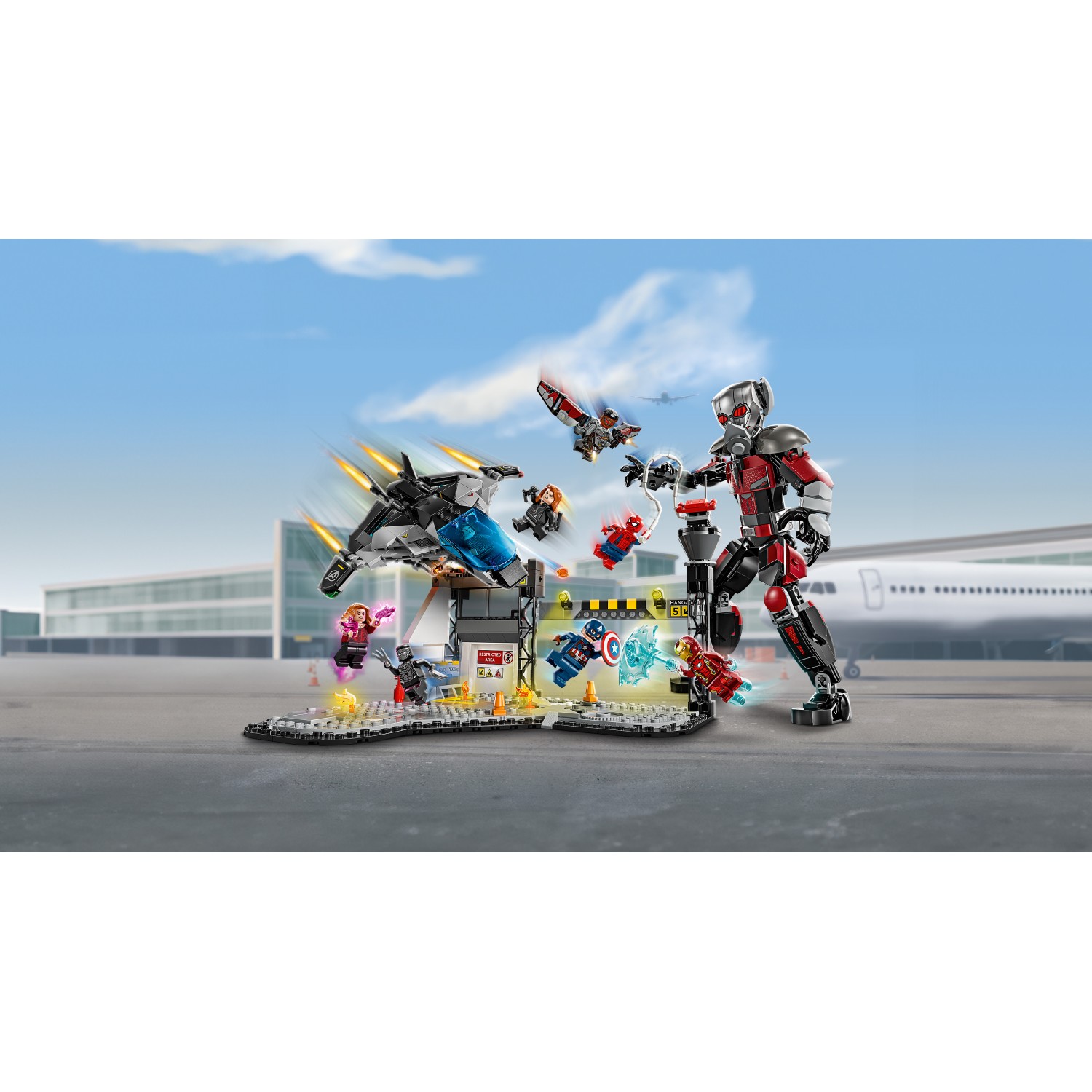 Kocke Super Heroes Stotnik Amerika: Državljanska vojna, akcijska bitka 76314 Kocke Super Heroes Stotnik Amerika: Državljanska vojna, akcijska bitka 76314