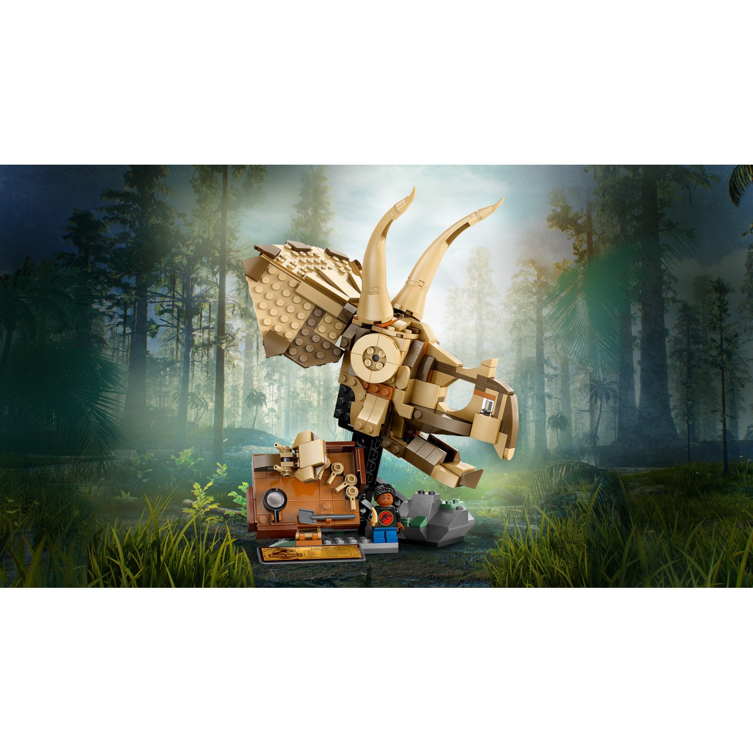 Kocke Jurassic World Dinozavrski fosili: triceratopova lobanja 76969