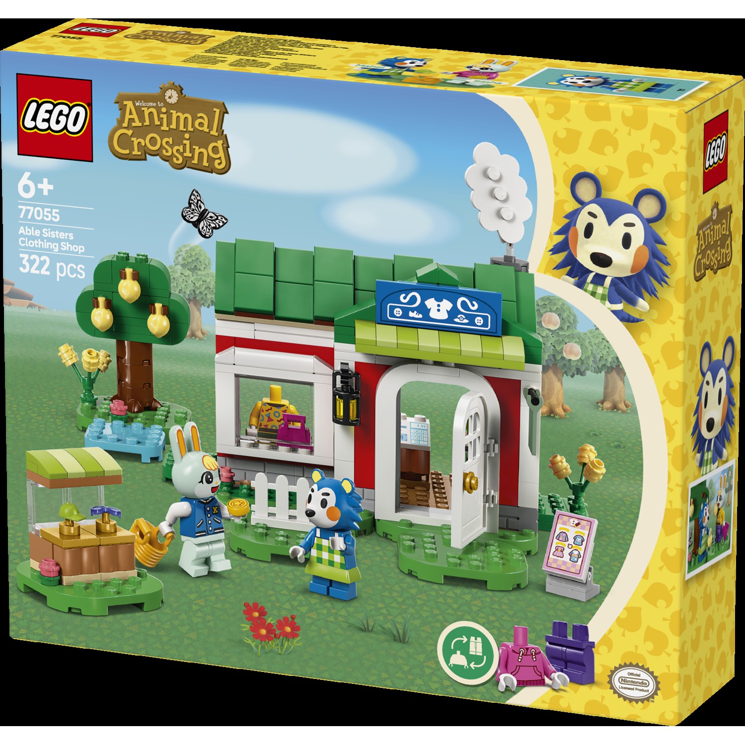 Kocke Animal Crossing Trgovina z oblačili Able Sisters 77055 Kocke Animal Crossing Trgovina z oblačili Able Sisters 77055