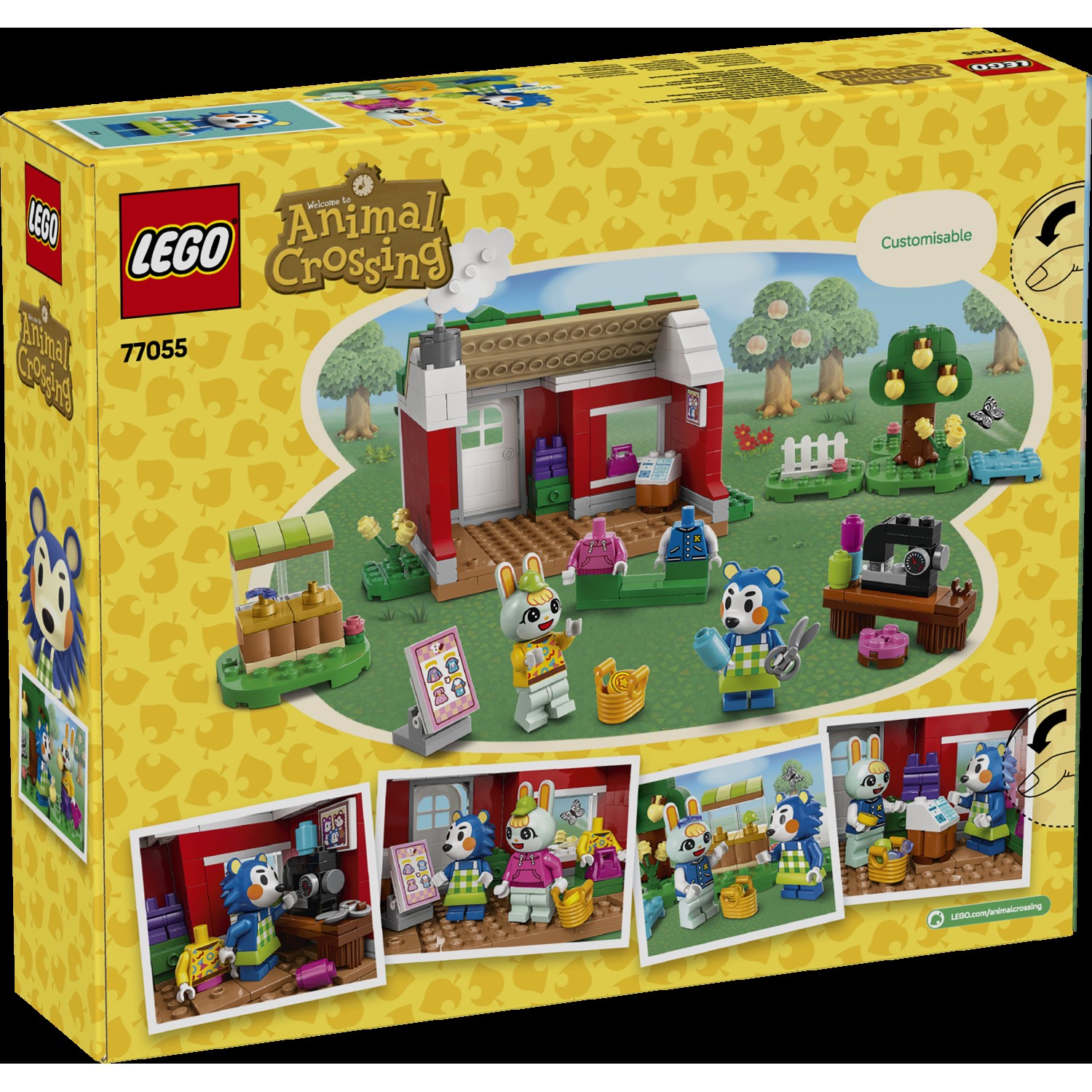 Kocke Animal Crossing Trgovina z oblačili Able Sisters 77055 Kocke Animal Crossing Trgovina z oblačili Able Sisters 77055