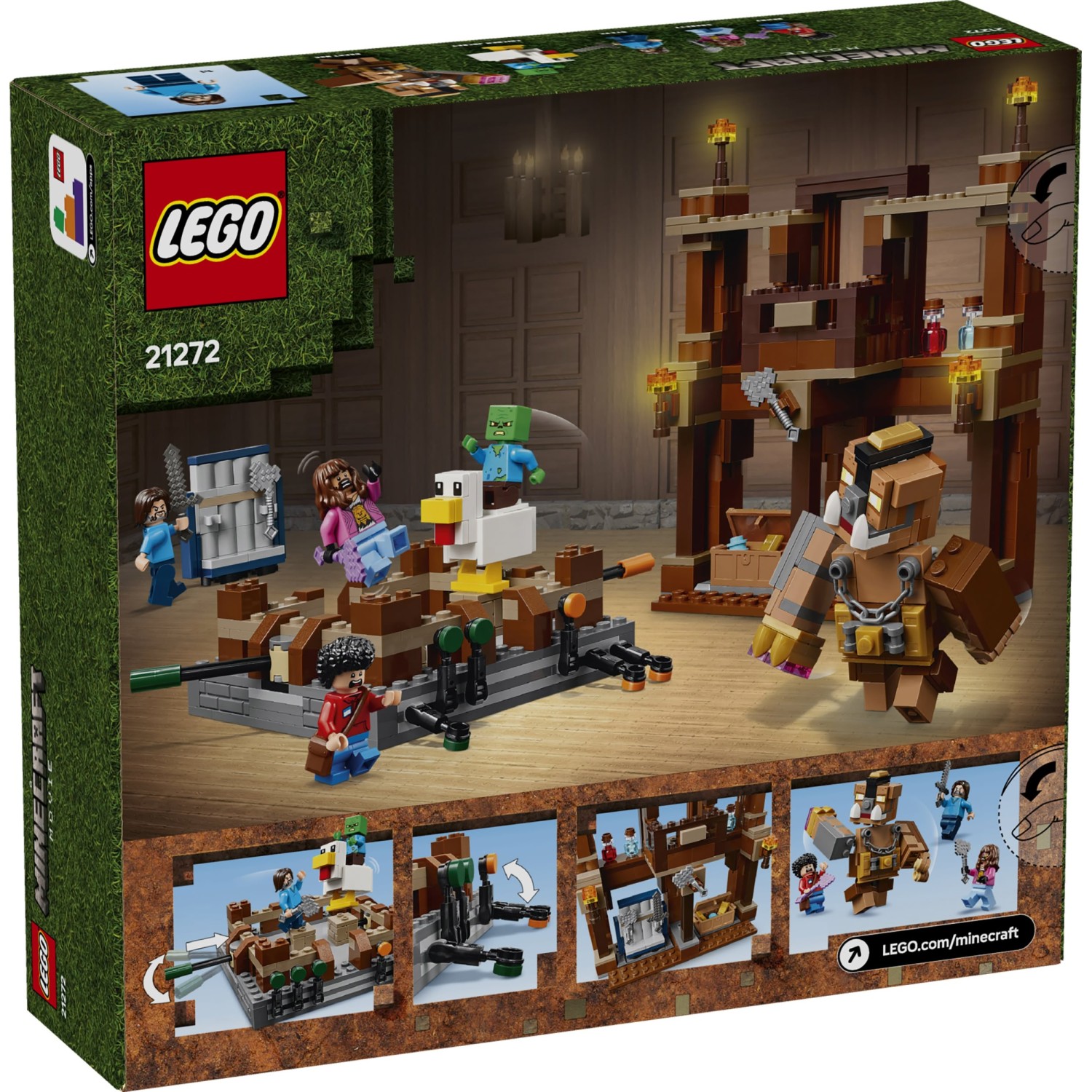 Kocke Minecraft Borilni ring v gozdnem dvorcu 21272 Kocke Minecraft Borilni ring v gozdnem dvorcu 21272