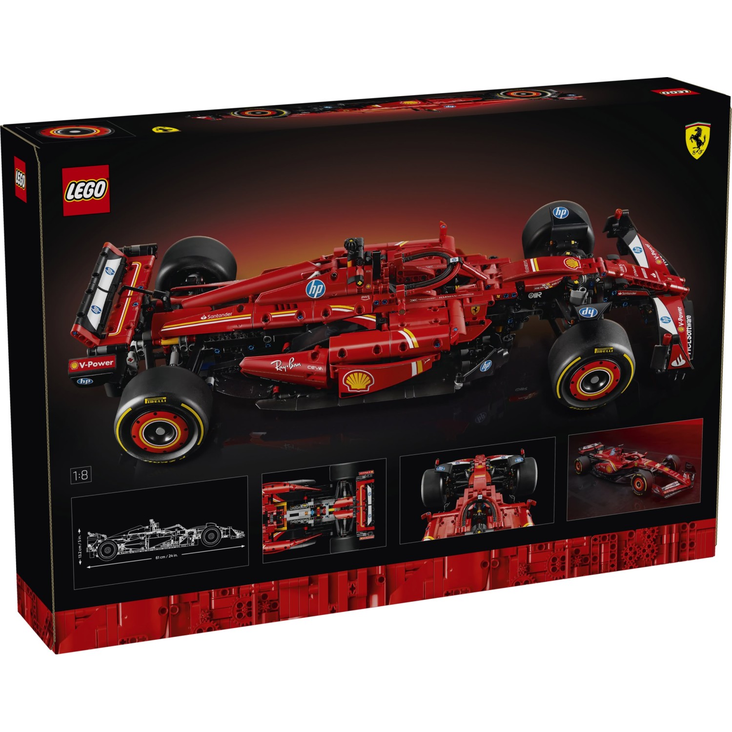 Kocke Technic Avtomobil Ferrari SF-24 F1 42207