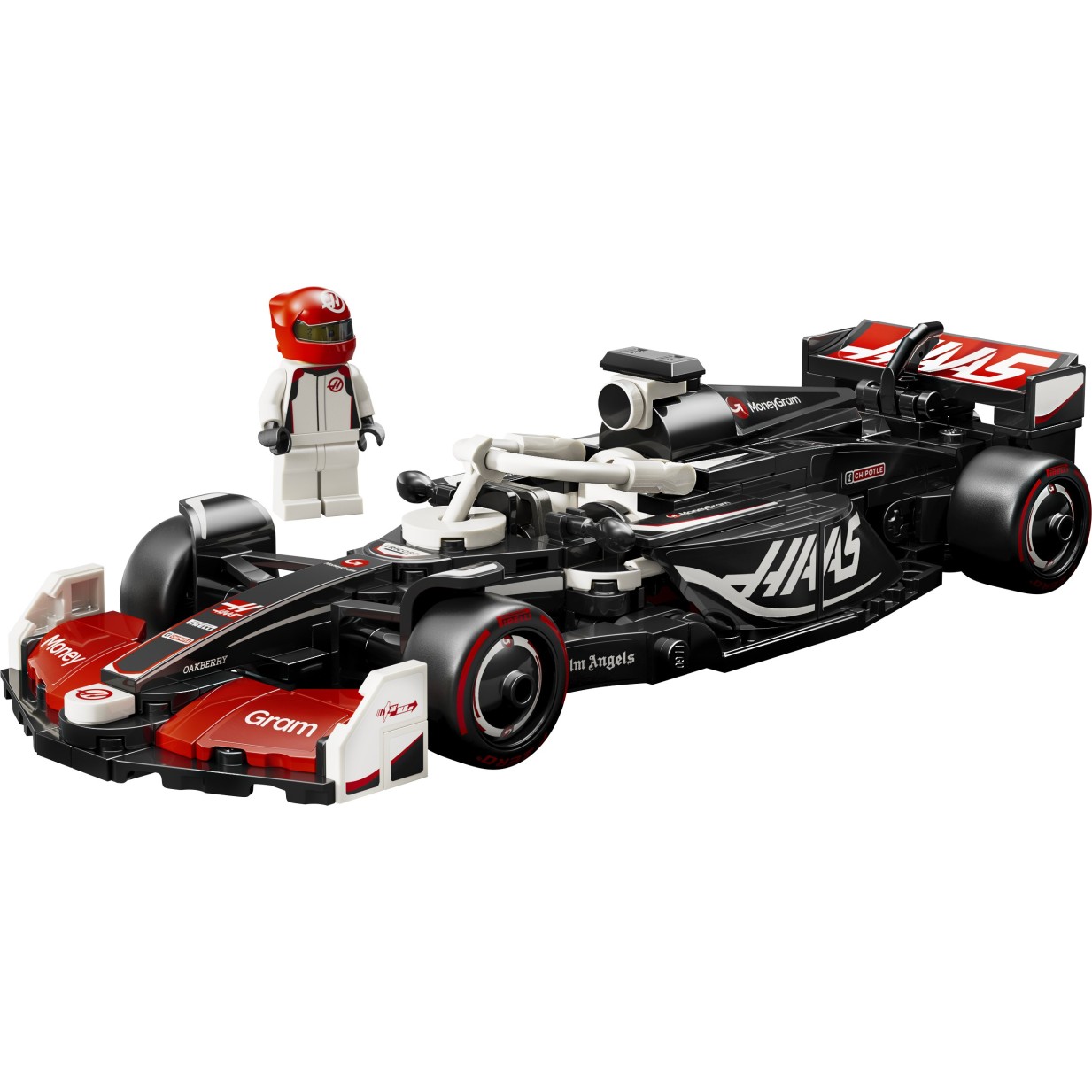 Kocke Speed Champions Dirkalni avtomobil MoneyGram Haas F1® Team VF-24 77250