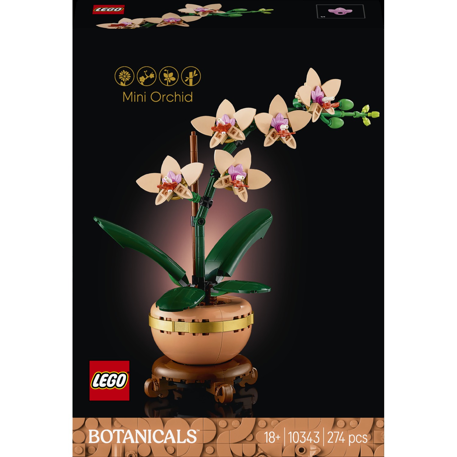 Kocke Botanicals Mini orhideja 10343 Kocke Botanicals Mini orhideja 10343