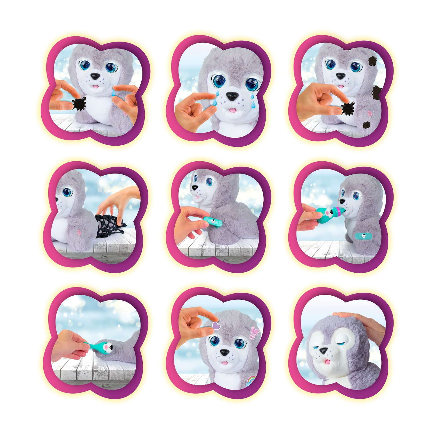 Imc Toys plišasti tjulenj Silver Imc Toys plišasti tjulenj Silver