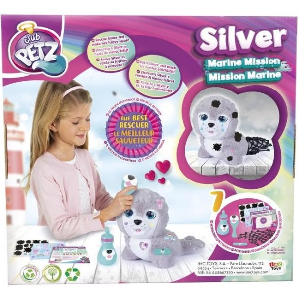 Imc Toys plišasti tjulenj Silver