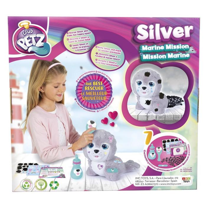 Imc Toys plišasti tjulenj Silver Imc Toys plišasti tjulenj Silver