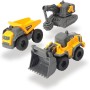 Dickie delovni strojev Volvo 3 kom dolžina 9 cm, 2 sort
