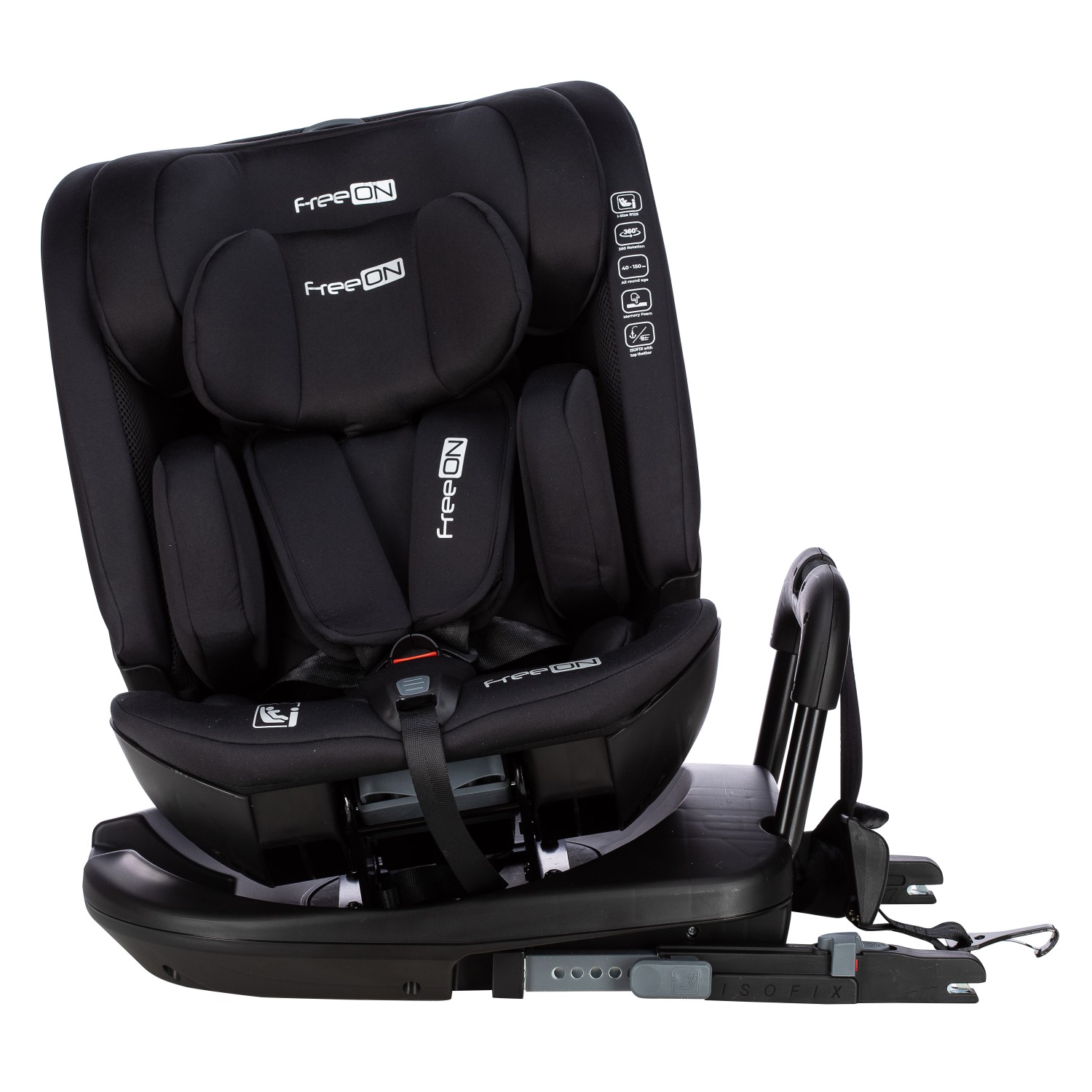 Avtosedež i-Size 360° Freeon EPIC Black 40-150 cm