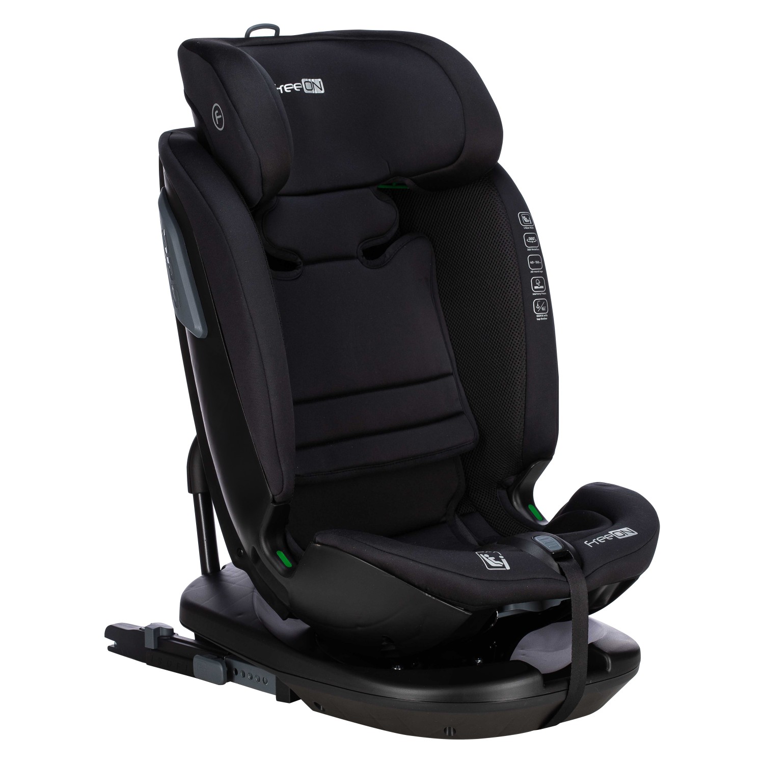 Avtosedež i-Size 360° Freeon EPIC Black 40-150 cm