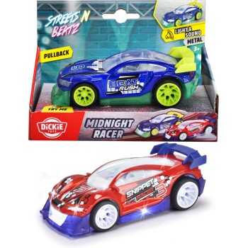 Dickie Midnight Racer 14 cm, razni modeli