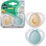 Tommee Tippee tolažilna duda - silikon , nočna, 0-6m, sort, 2/1
