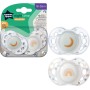 Tommee Tippee tolažilna duda - silikon , nočna, 18-36m, sort, 2/1