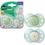 Tommee Tippee tolažilna duda - silikon , nočna, 18-36m, sort, 2/1