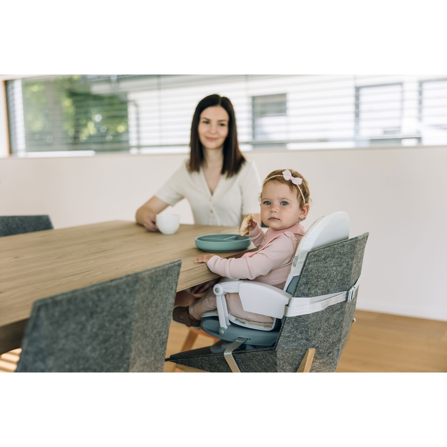 FreeON krožnik silikonski Grey