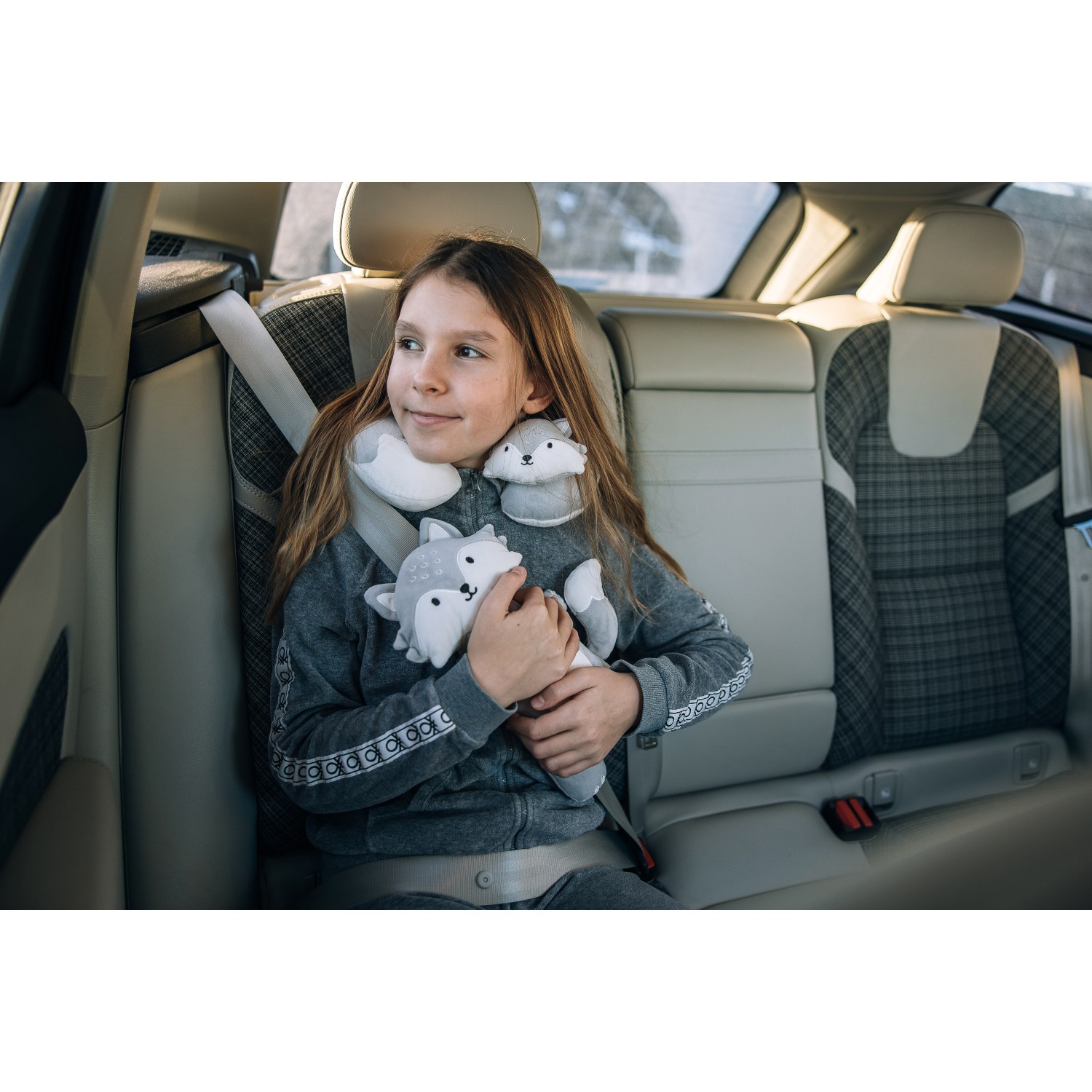 Oporna blazina za vrat lisička