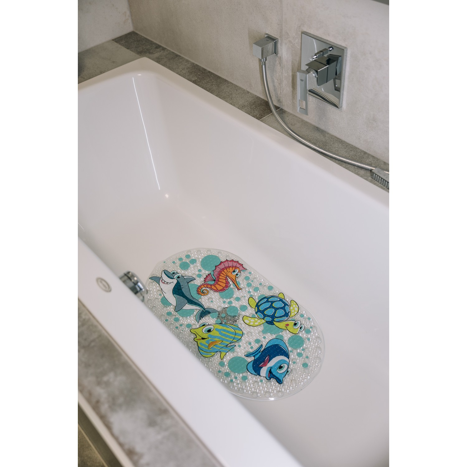 Protuklizna prostirka za kupanje OCEAN multicolor