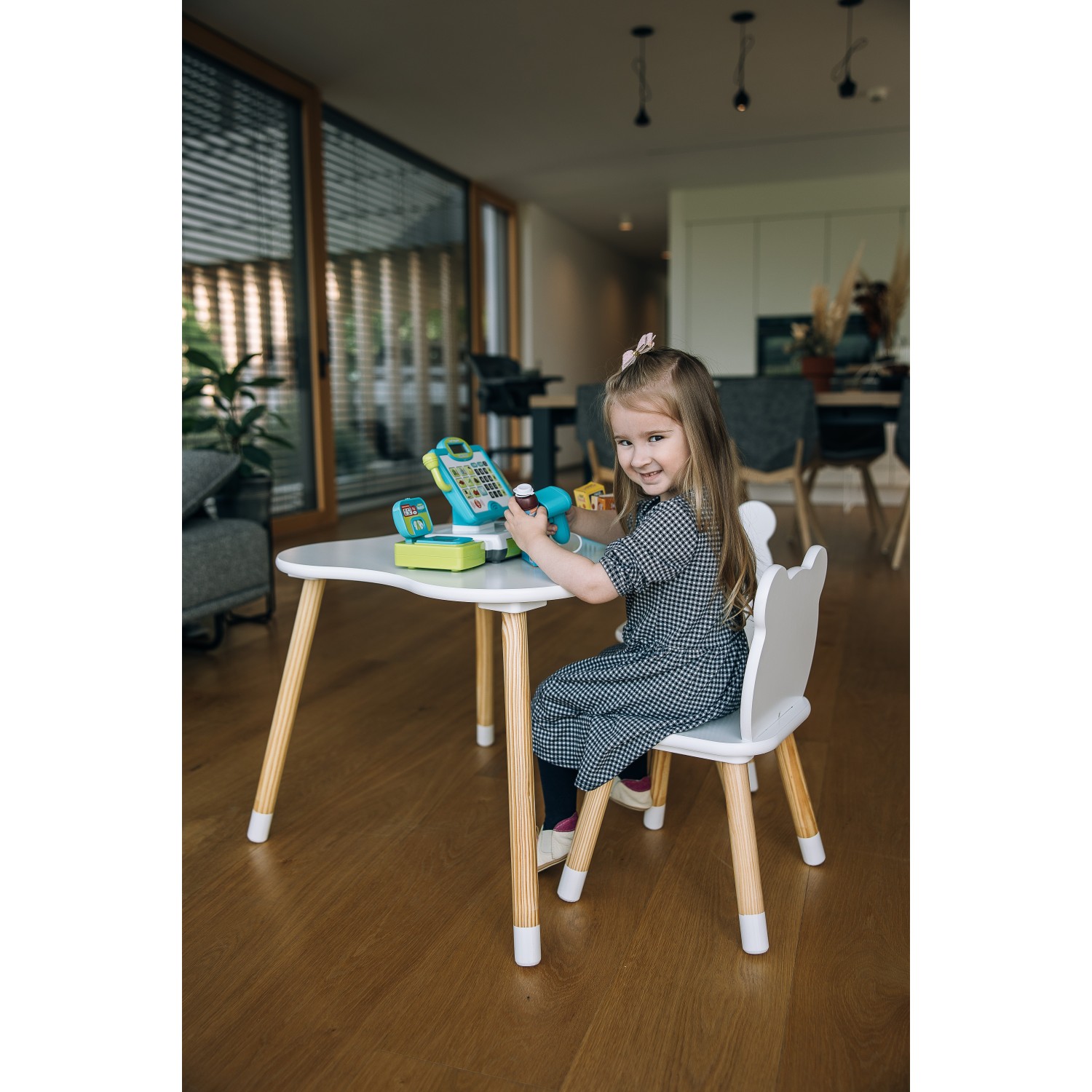 Free 2 Play Blagajna  z mikrofonom, tehtnico, čitalcem in dodatki