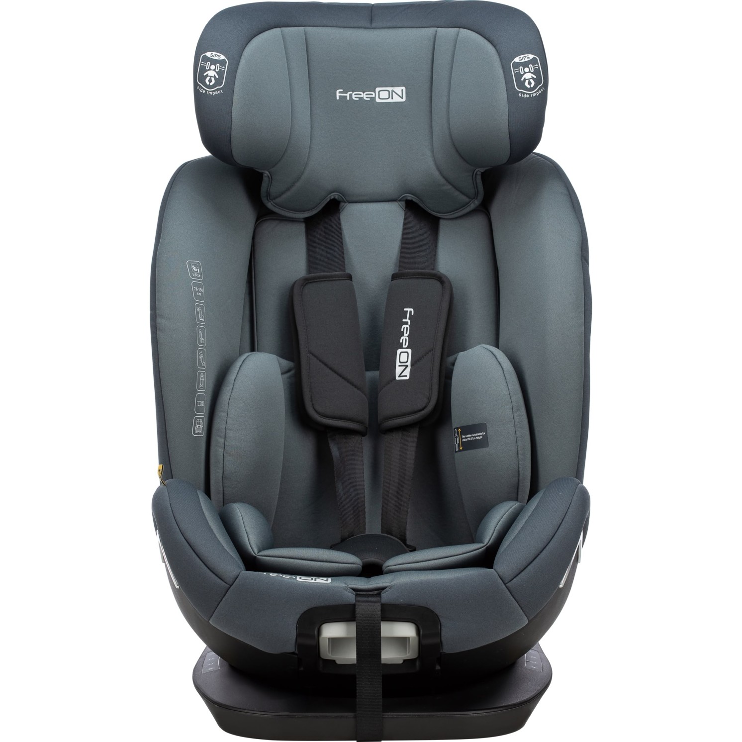 Avtosedež i-Size GALLANT PRO Grey 76-150 cm