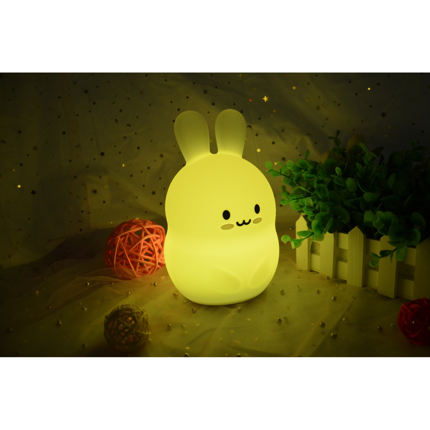 FreeON noćno svjetlo s daljinskim upravljačem zec