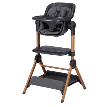 Obposteljna posteljica Nest&Feed in stolček za hranjenje 2 v 1 grey