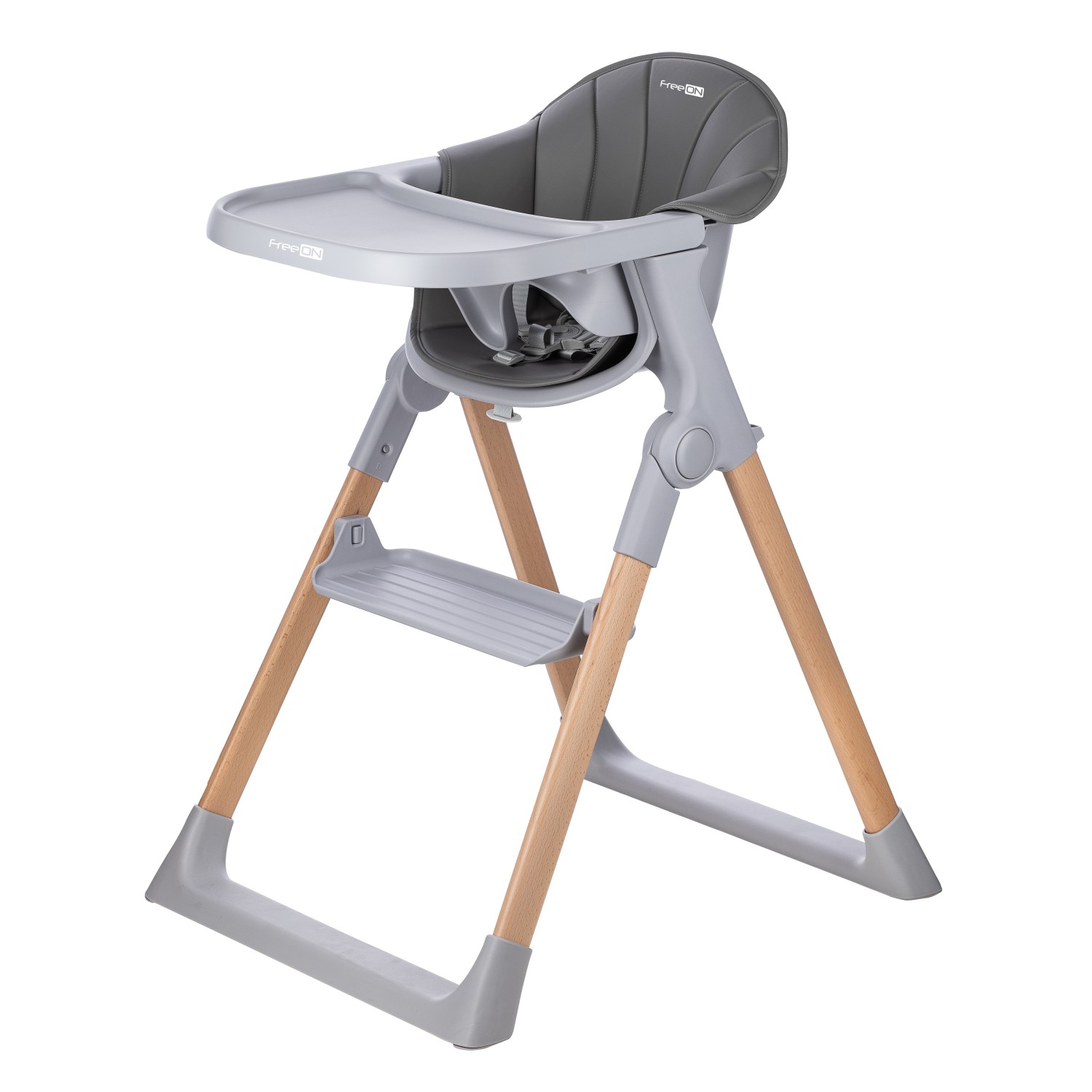 FreeON stol za hranjenje 2v1 Flexi Grow siva