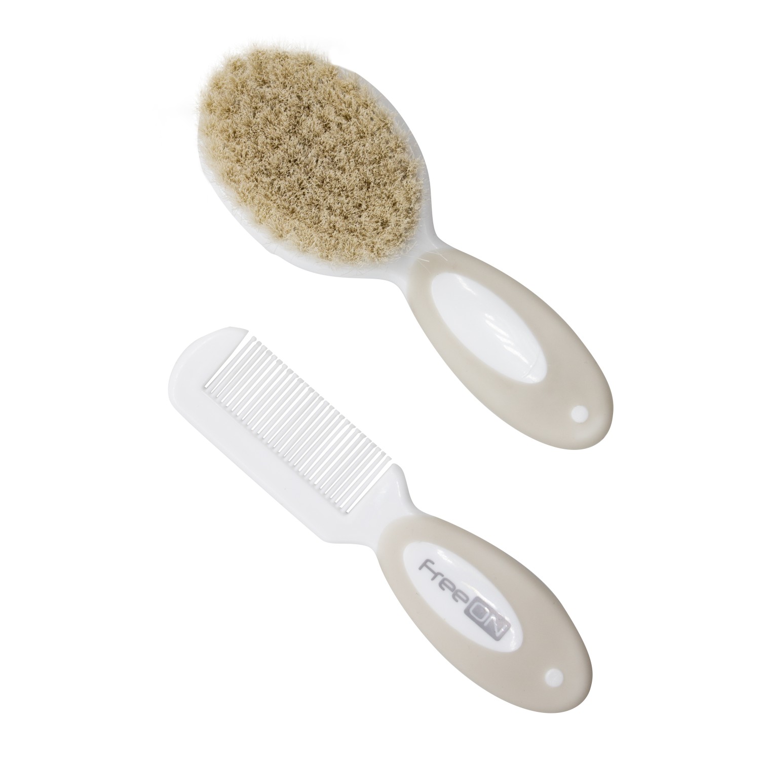 FreeON glavnik in krtača za lase cool grey