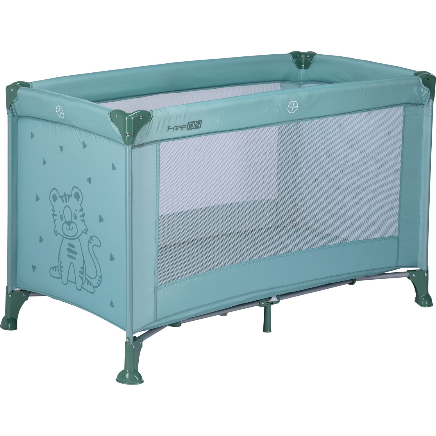 FreeON prijenosni krevetić Nap green
