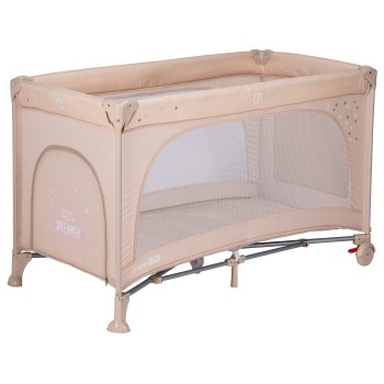 FreeON prenosna postelja Nook z odprtino beige