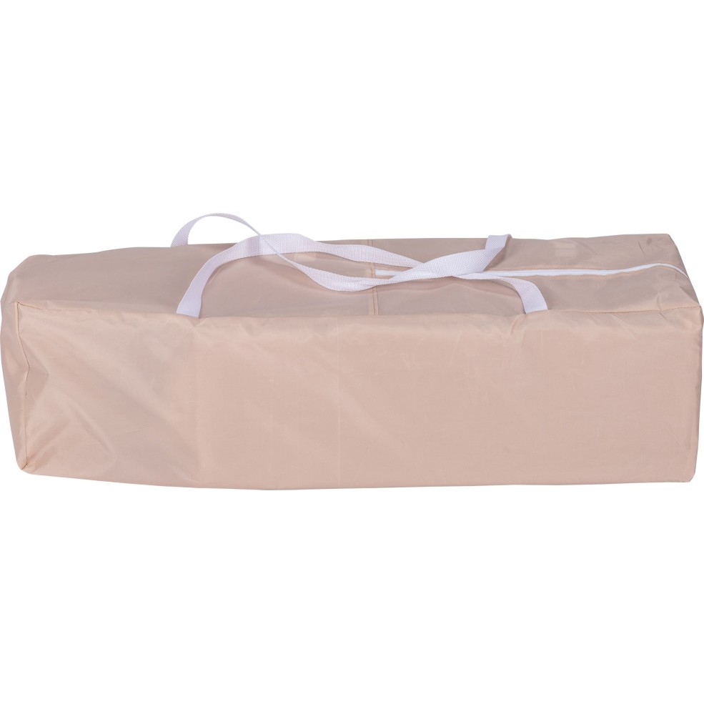 FreeON prenosna postelja Nook z odprtino beige