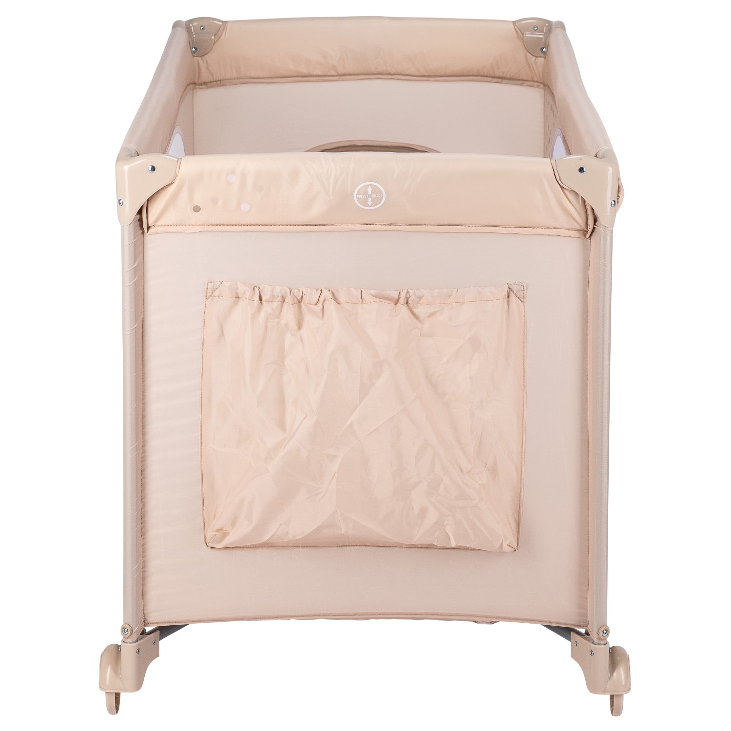 FreeON prenosna postelja Nook z odprtino beige