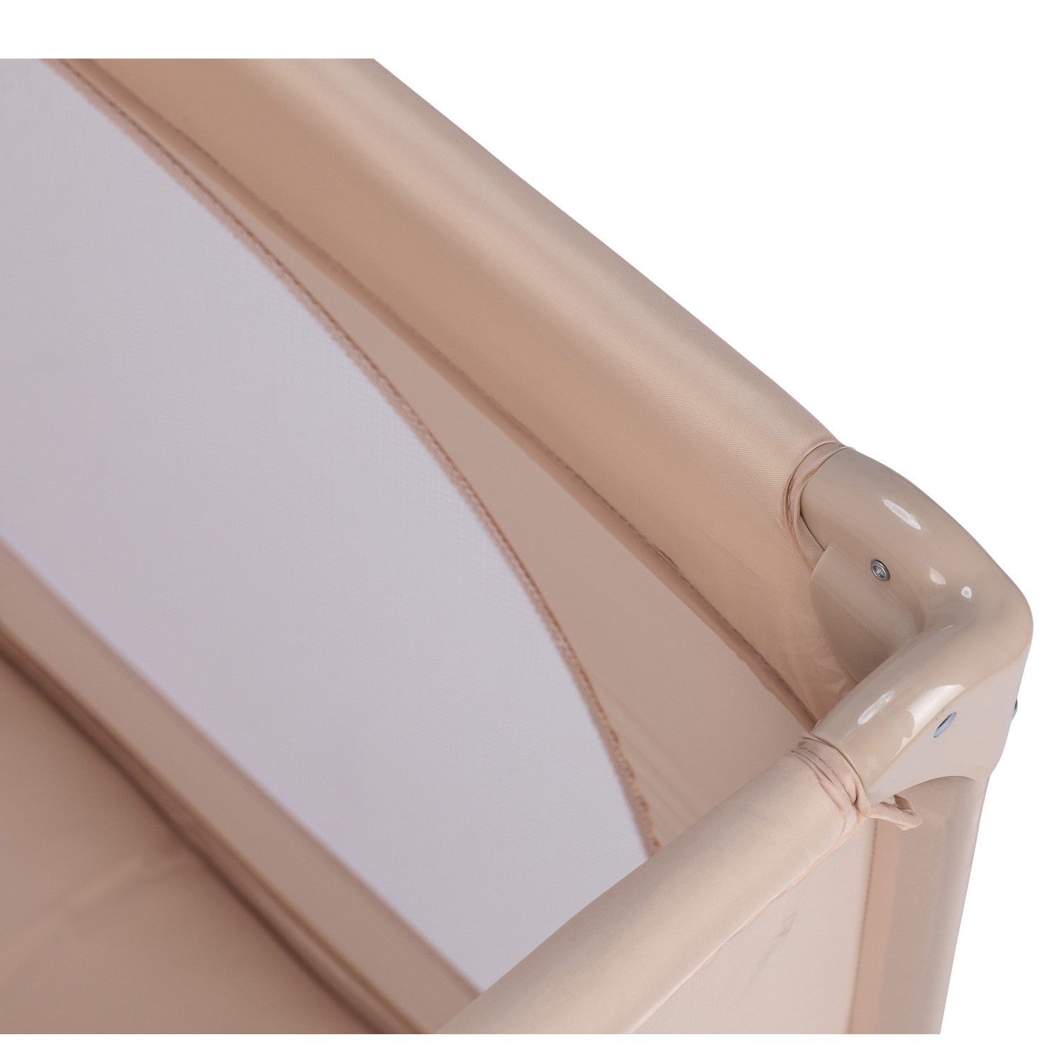 FreeON prenosna postelja Nook z odprtino beige