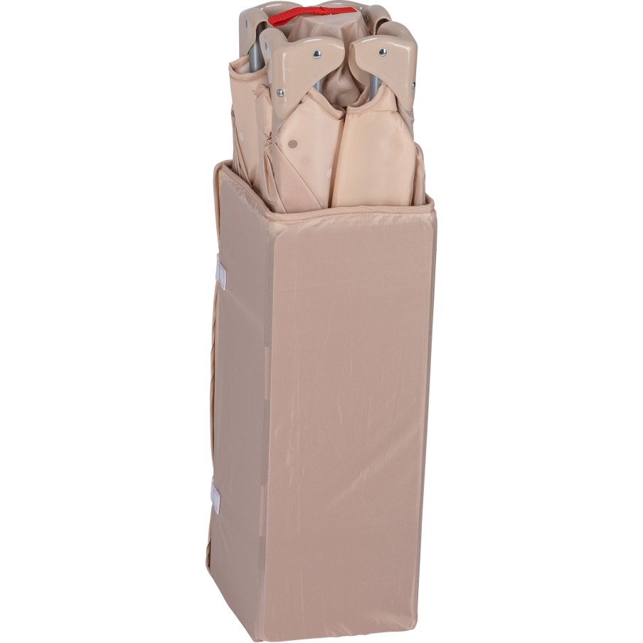 FreeON prenosna postelja Nook z odprtino beige