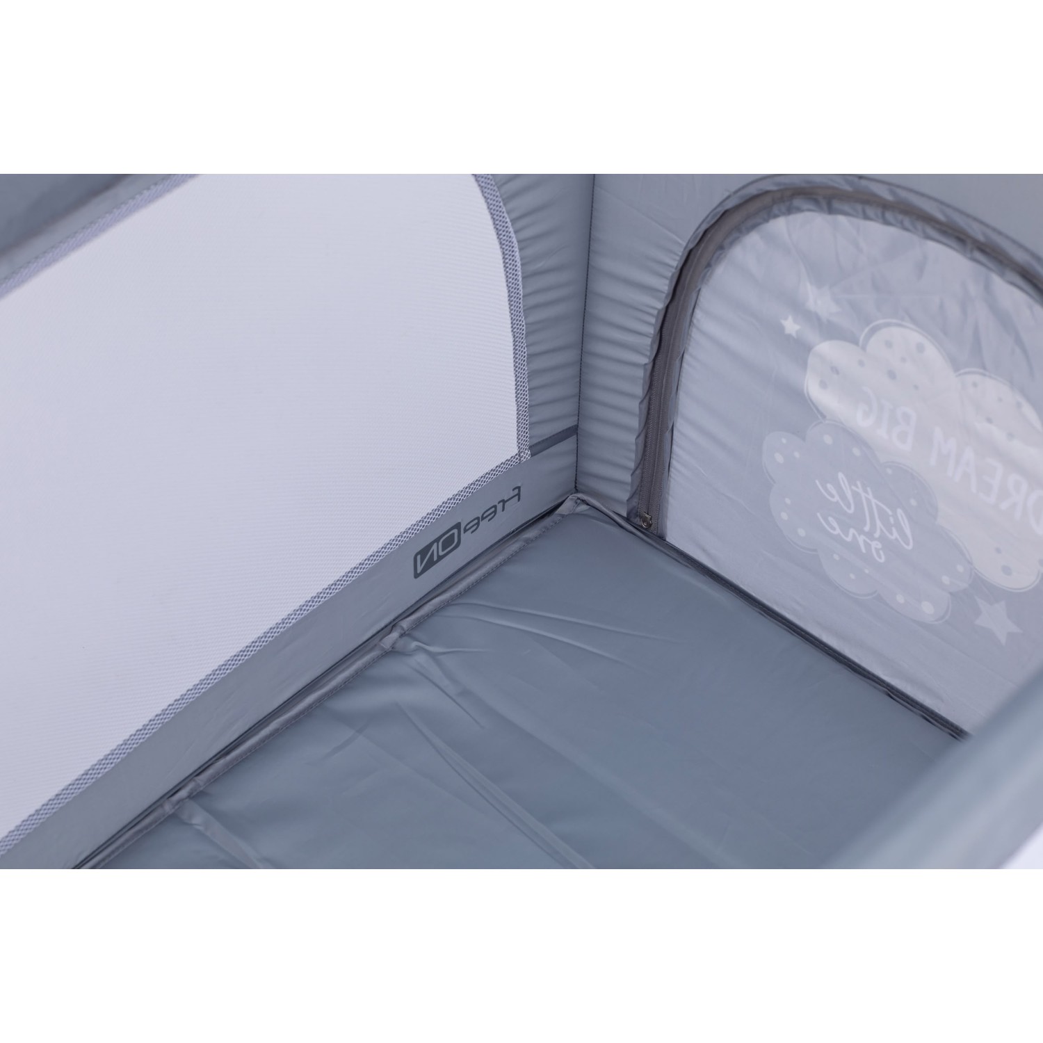 FreeON prijenosna krevetac Nook s otvorom gray