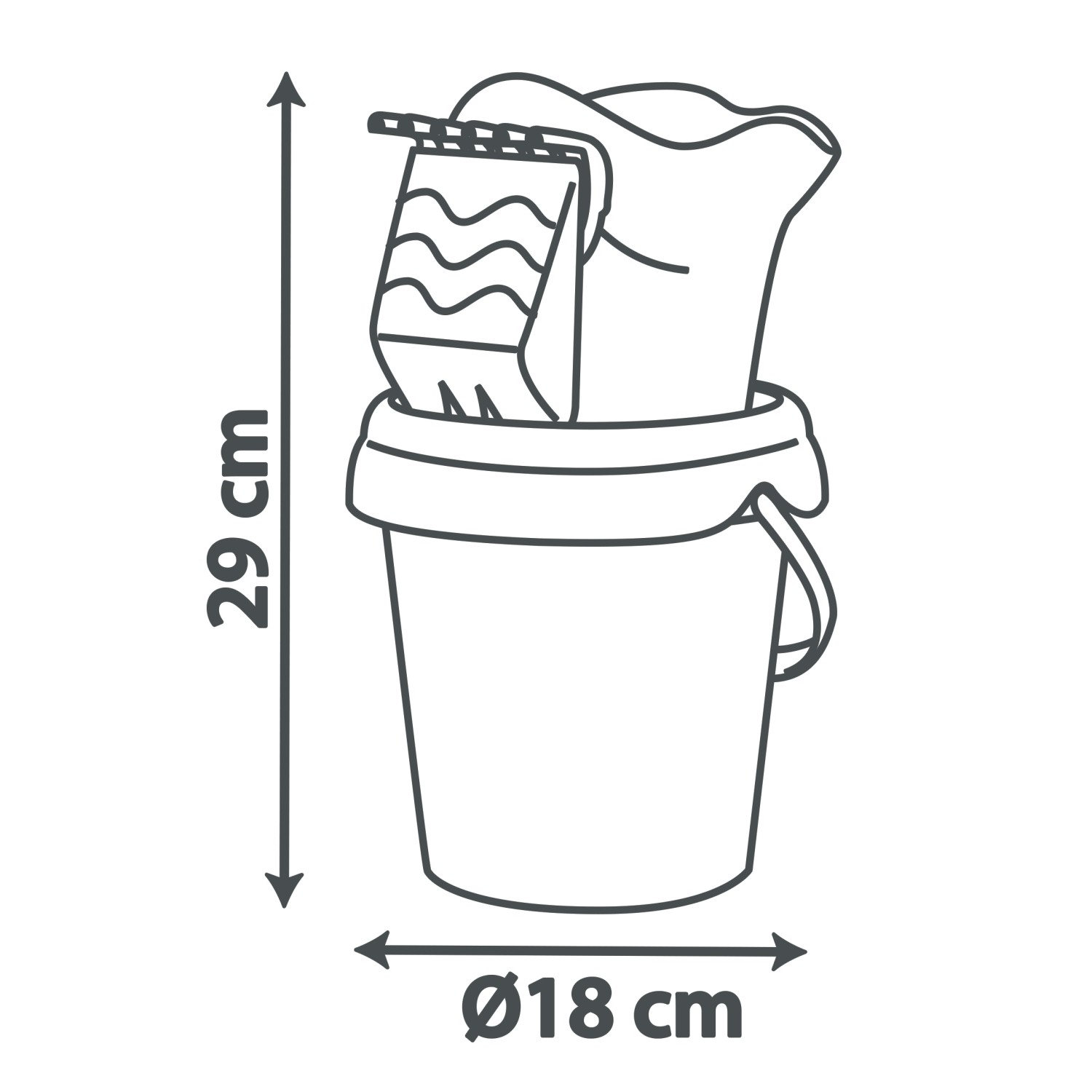 Smoby vedro set Spidey Garnished Bucket s kanglico velikost 18 cm