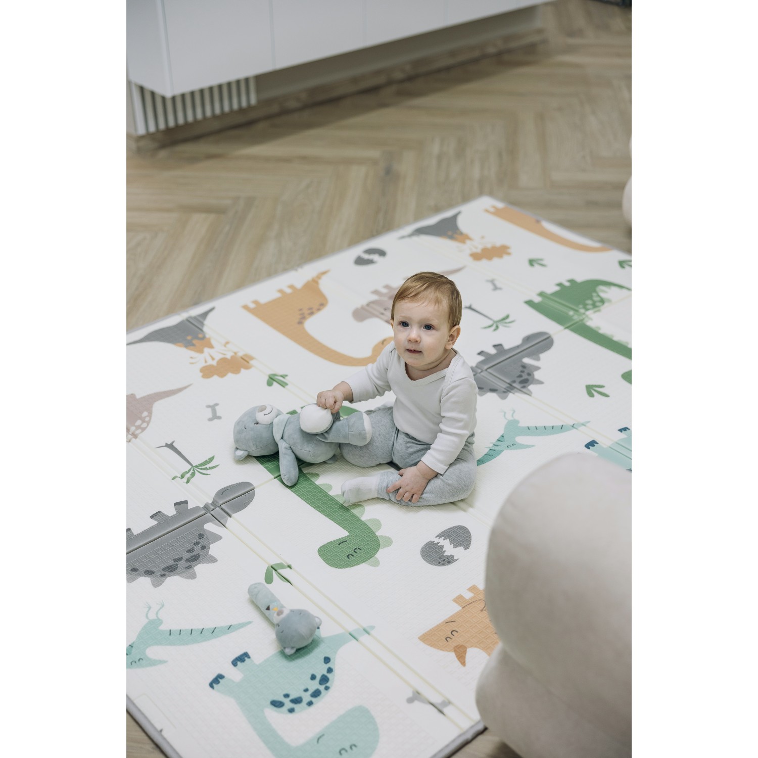 FreeON zložljiva igralna podloga Dino Magic