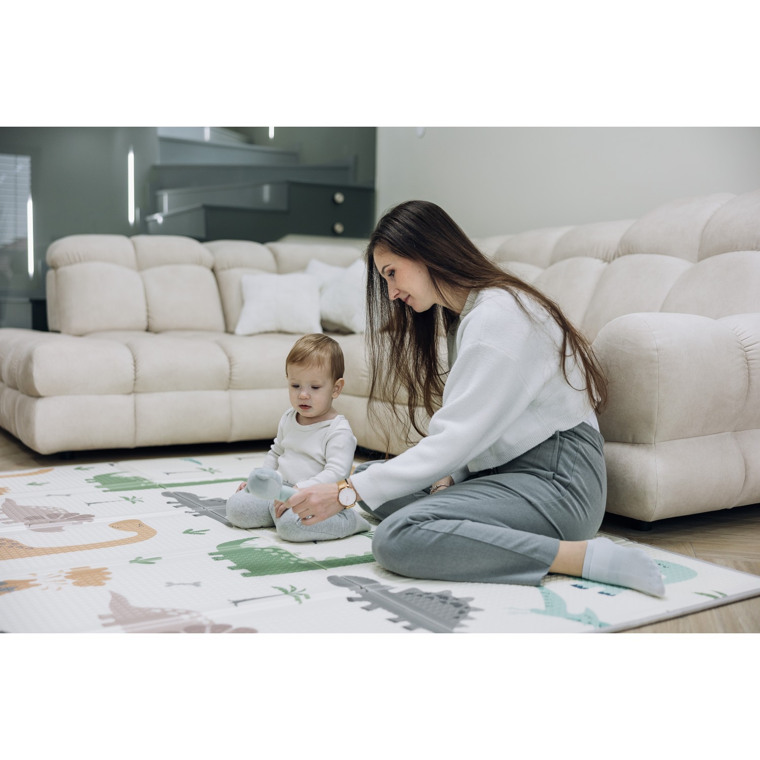 FreeON zložljiva igralna podloga Dino Magic