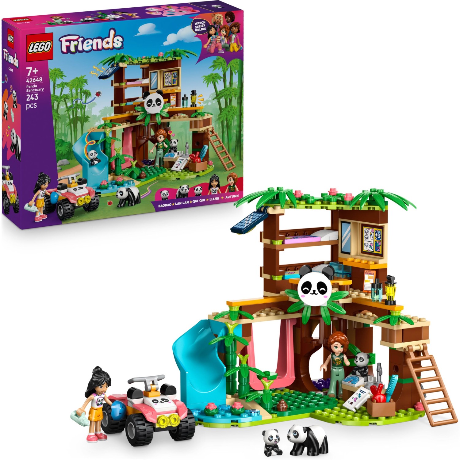 Lego® Friends 42648 Nega živali - zavetišče za pande