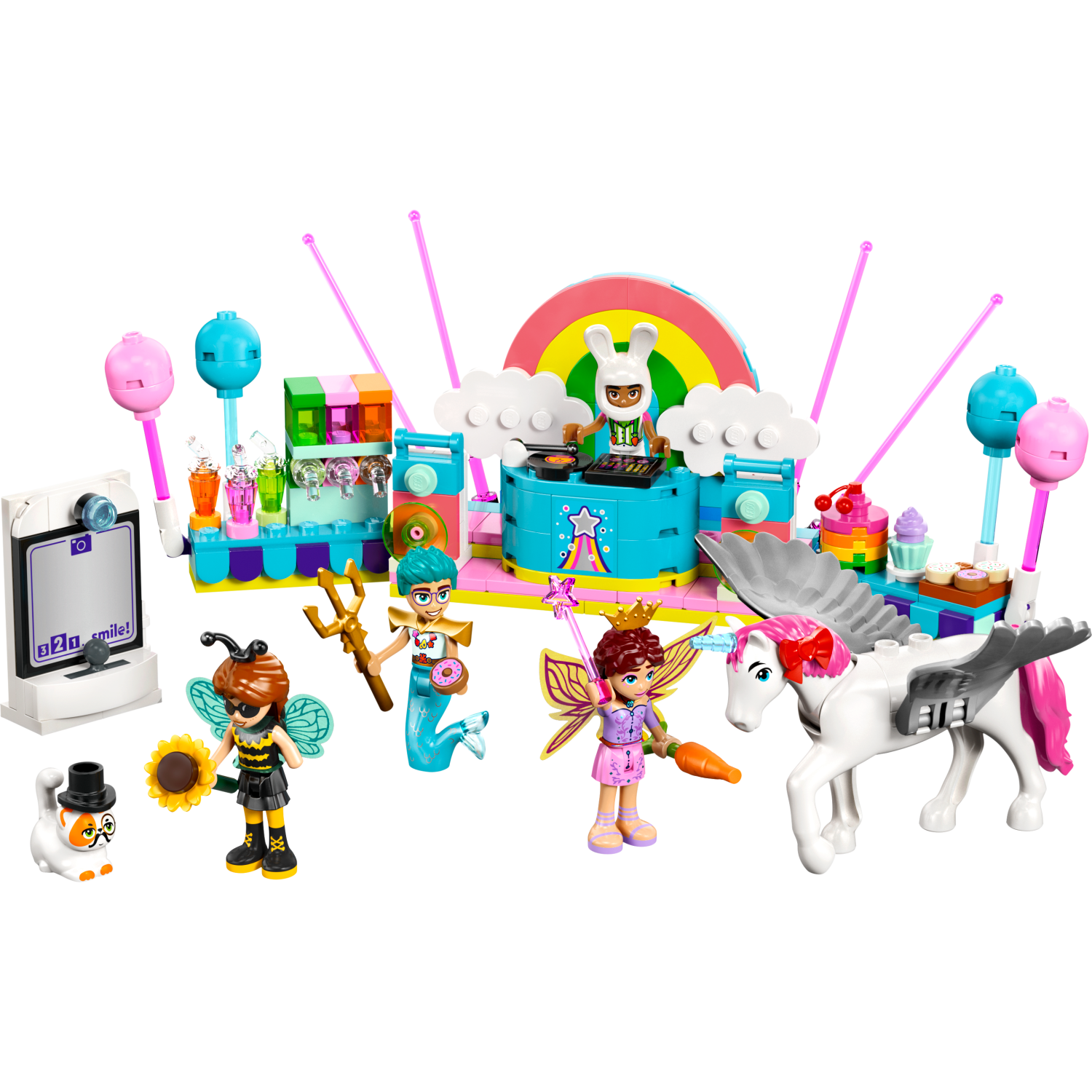 Lego® Friends 42661 Zabava v maskah s samorogom in dobro vilo