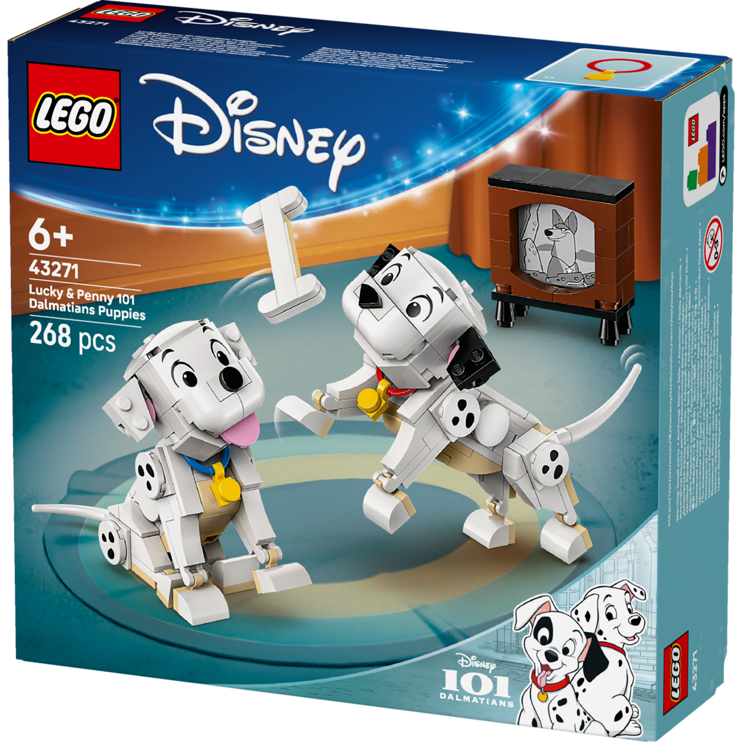 Lego® Disney Classic 43271 Mladička Lucky in Penny 101 dalmatinec