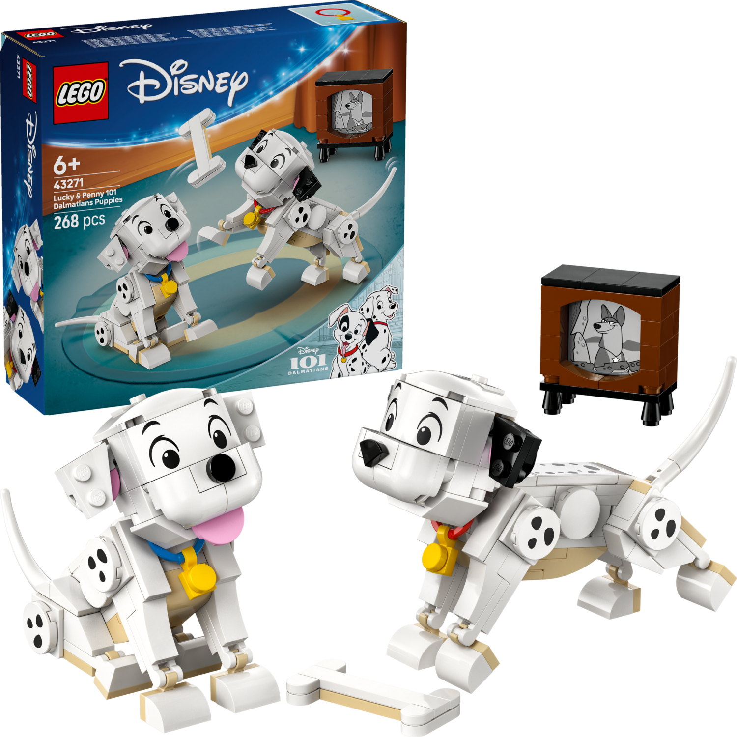Lego® Disney Classic 43271 Mladička Lucky in Penny 101 dalmatinec