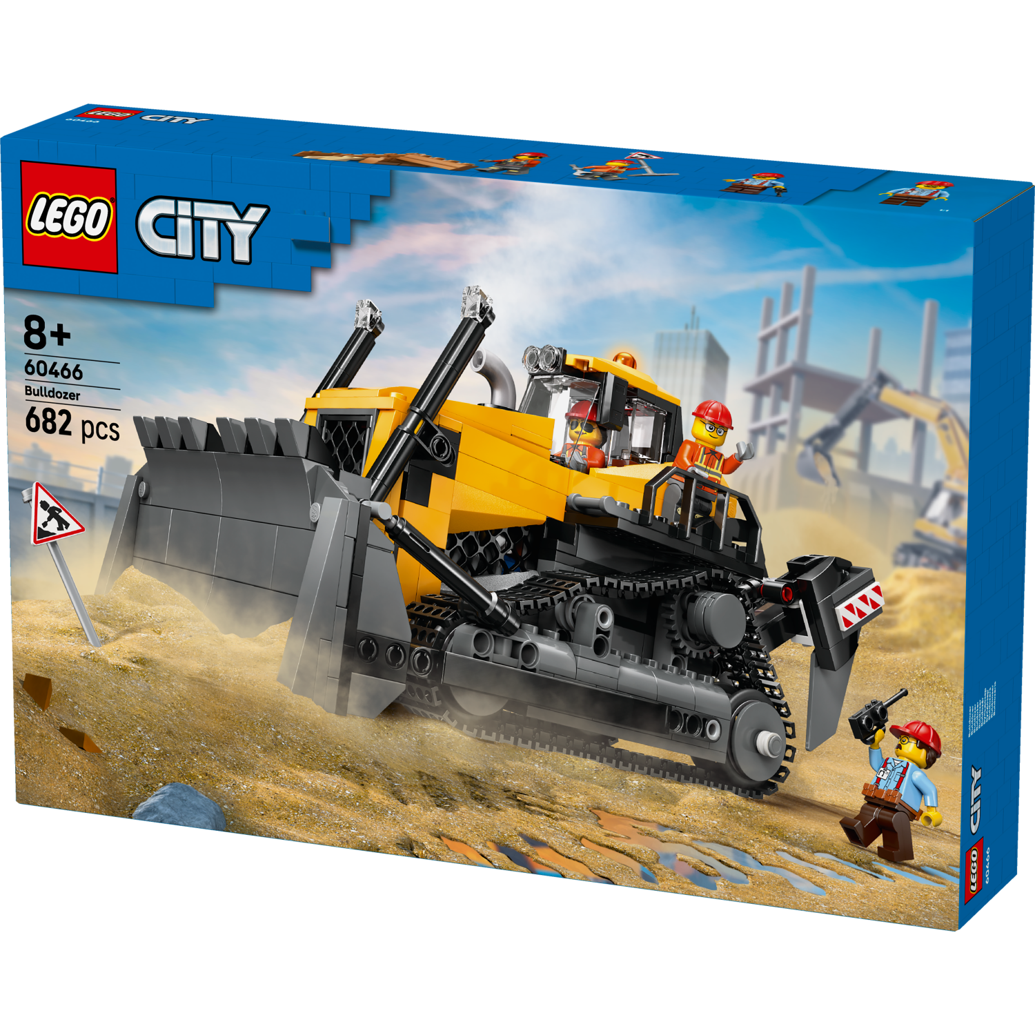 Lego® City 60466 Žuti buldožer