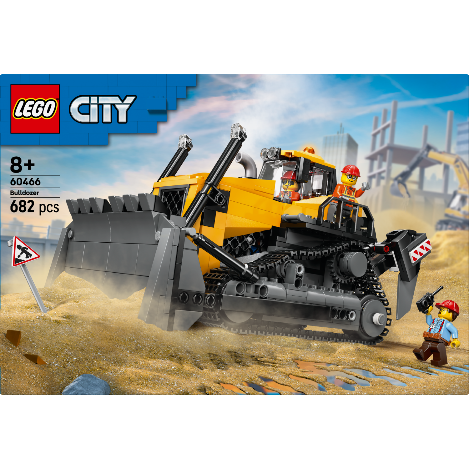 Lego® City 60466 Žuti buldožer